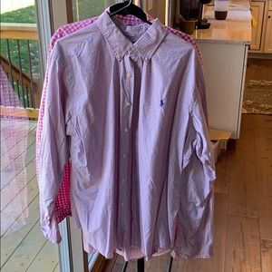 Ralph Lauren long sleeve XL shirts lot of 2